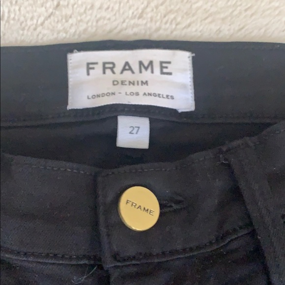 Premium distressed black denim - Picture 5 of 5